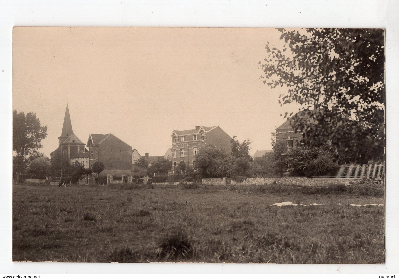 HERMALLE - SOUS - ARGENTEAU  -  Paysage Au Gravier   *carte-photo* - Oupeye