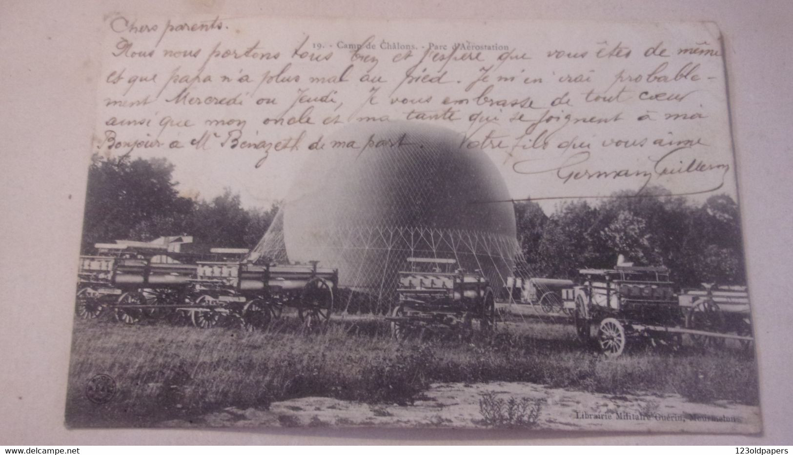 51 CAMP DE CHALONS PARC D AEROSTATION BALLON CAPTIF - Camp De Châlons - Mourmelon