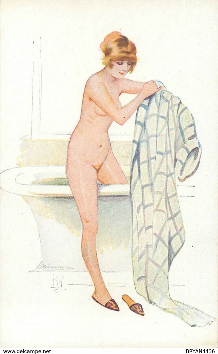 MEUNIER Suranne - ILLUSTRATEUR - FEMME NUE - EROISME - édit; L.E. N° 137 - CARTE  TRES BON ETAT - Meunier, S.