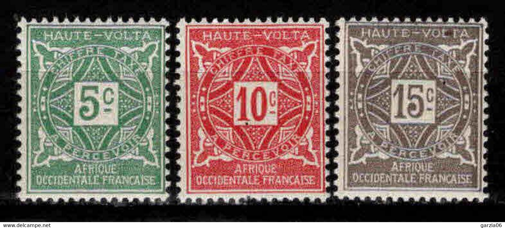 Haute Volta  - 1928  - Tb Taxe N° 11/12/13   - Neufs ** - MNH - Strafport