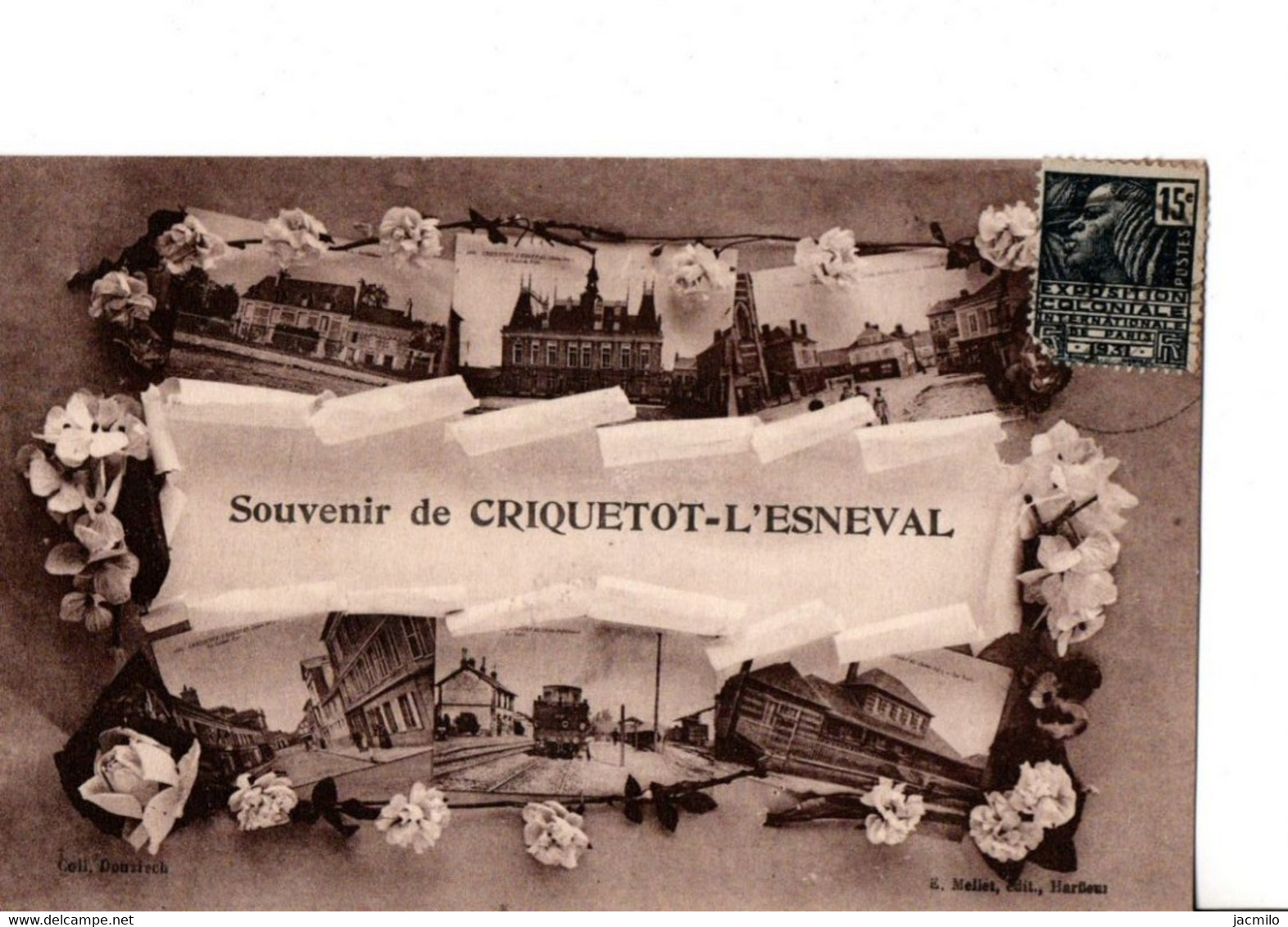 Souvenir De CRIQUETOT-L'ESNEVAL. - Multi-vues.  RARE.  ETAT NEUF.  Voir SCANS Recto-verso - Criquetot L'Esneval