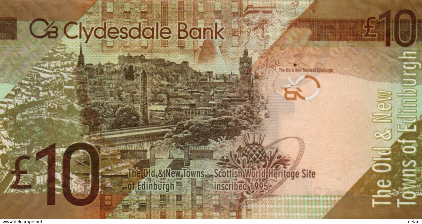 Bank Of Scotland  - SCOTLAND-TEN  POUNDS STERLING  2009  AUNC++ P-229 - 10 Pounds