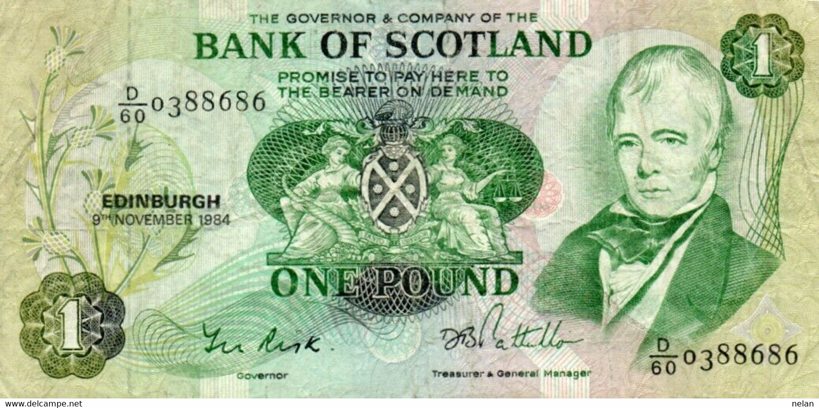 SCOTLAND - 1 POUND 1984   P-111f.2 - 1 Pond