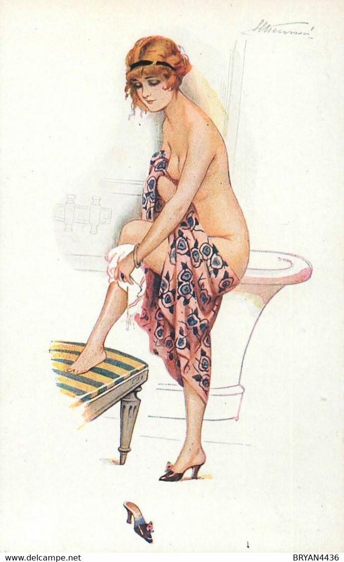 MEUNIER Suranne - ILLUSTRATEUR - FEMME NUE - EROISME - édit; L.E. N° 138 - CARTE  TRES BON ETAT - Meunier, S.