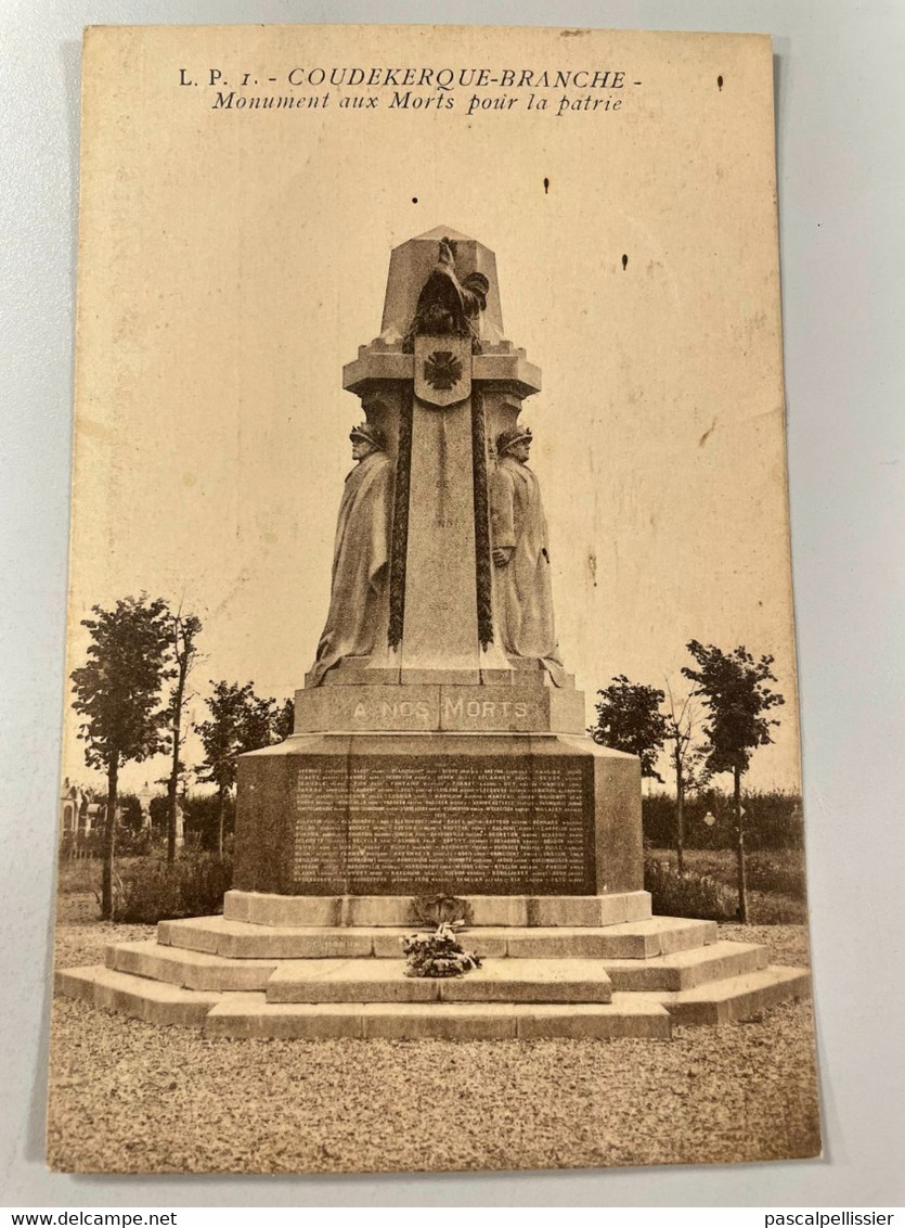 CPA - 59 - COUDEKERQUE-BRANCHE - Monument Aux Morts Pour La Patrie - Coudekerque Branche