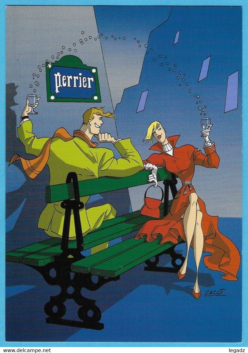 CPM - Illustrateur (Zacot) - Série Pierrier - 1995 - Sur Le Banc - Zacot, Fernand