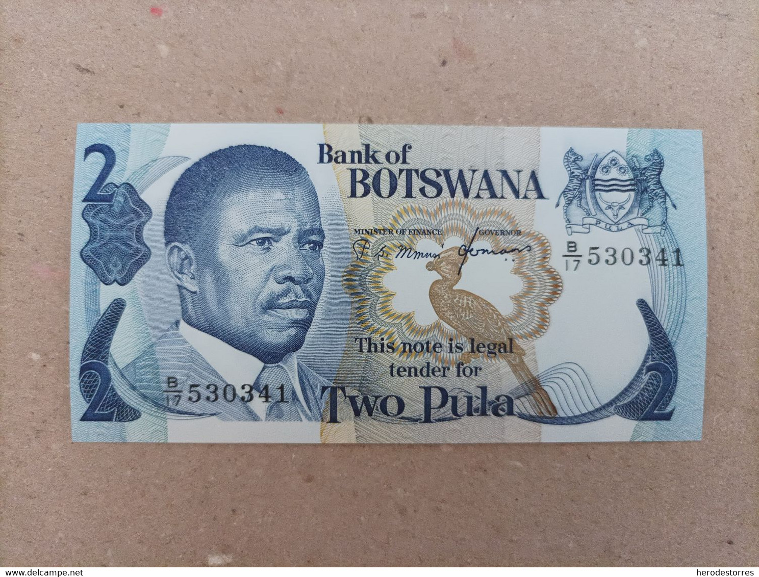 Billete De Botswana De 10 Pula, Año 1982, UNC - Botswana