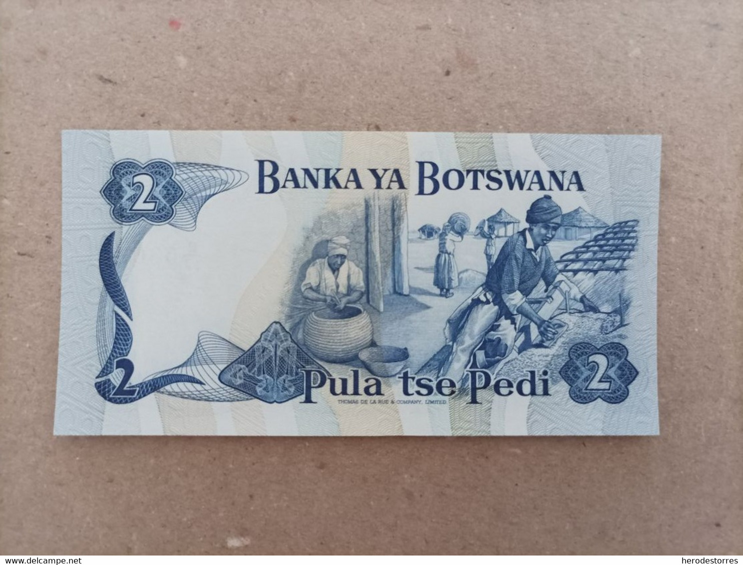 Billete De Botswana De 10 Pula, Año 1982, UNC - Botswana