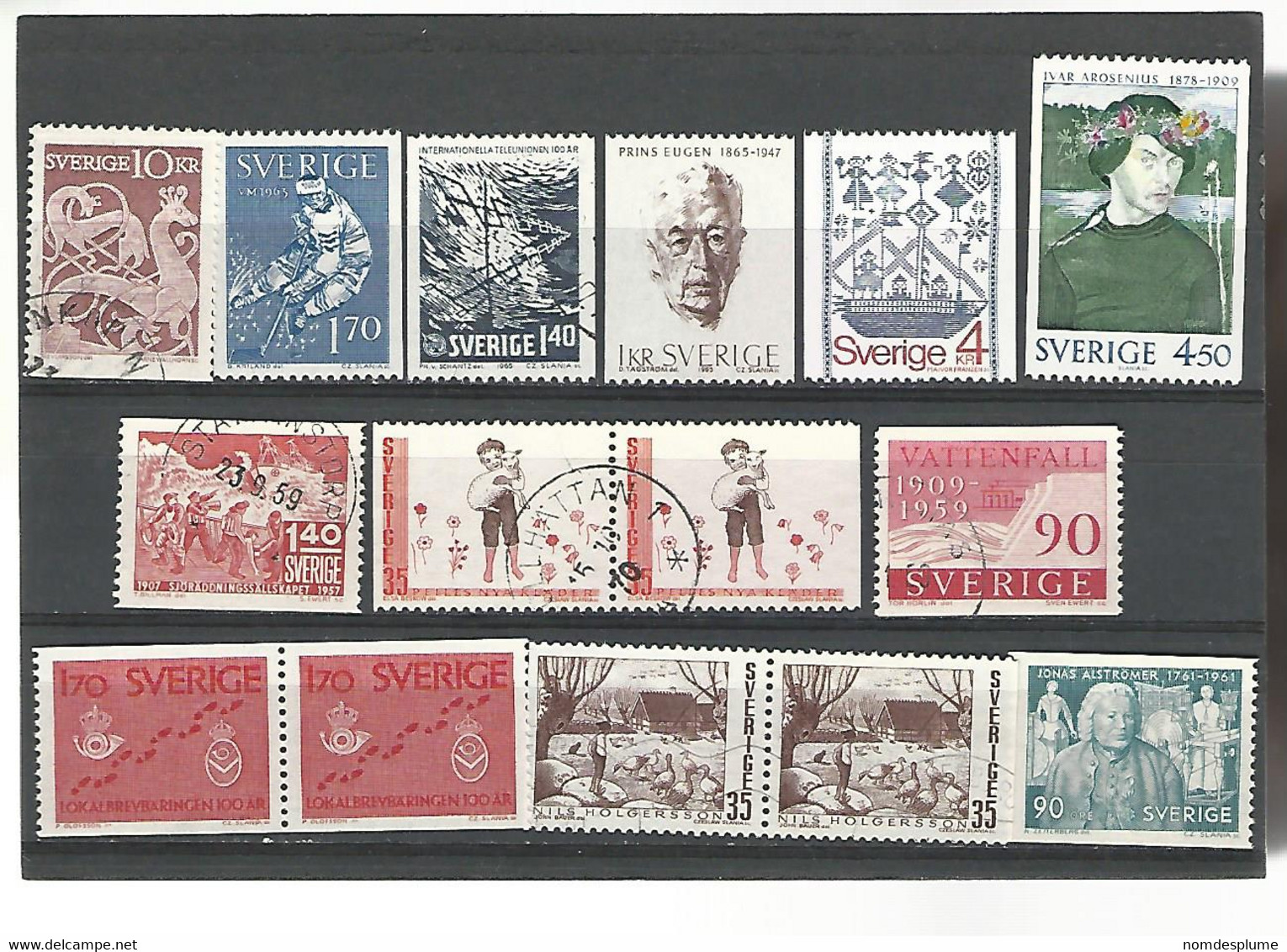 55575 ) Collection Sweden Postmark - Collezioni