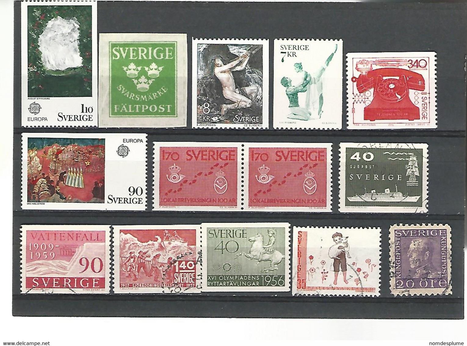 55576 ) Collection Sweden Postmark Coil - Collections