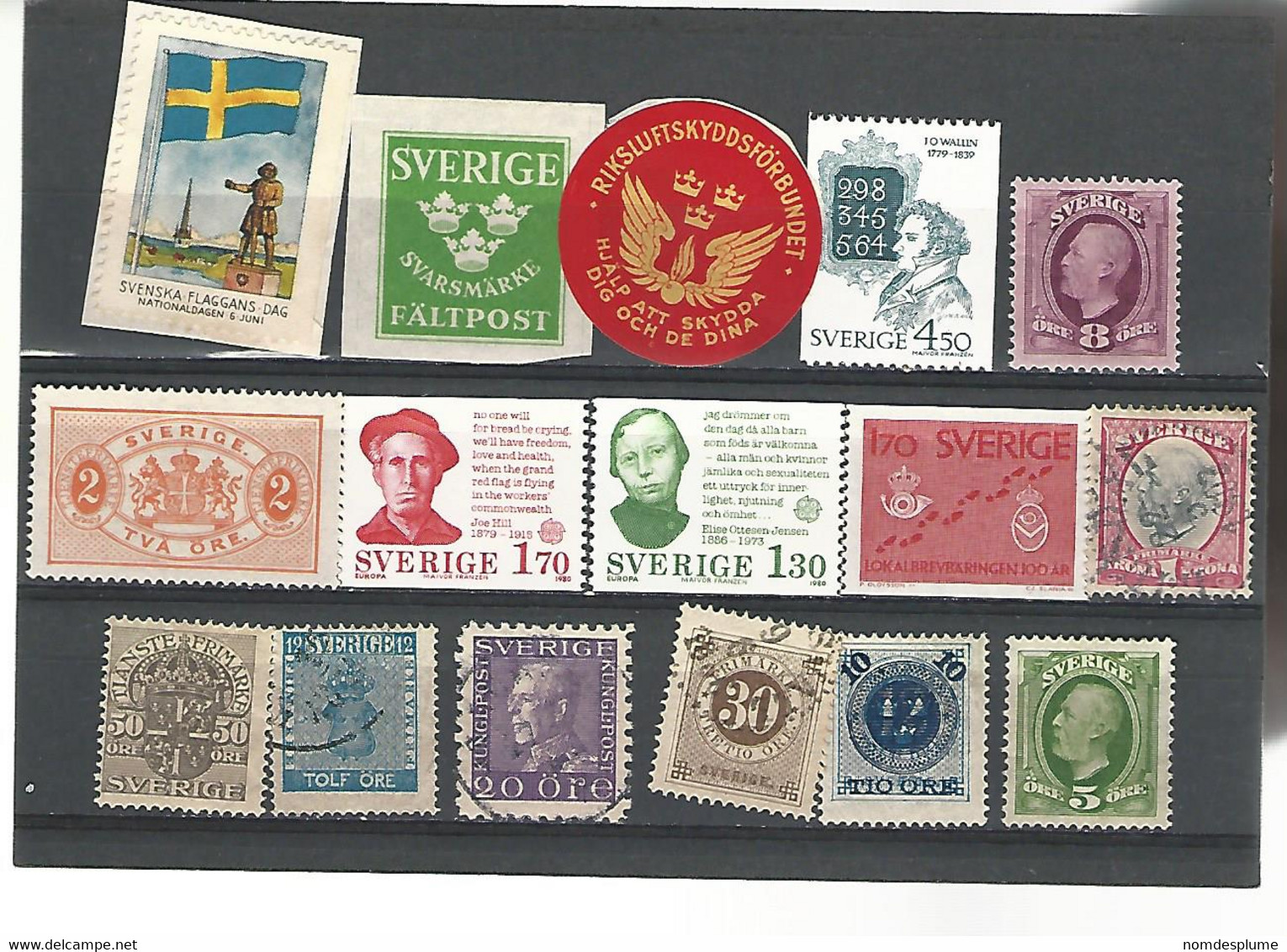 55577 ) Collection Sweden Postmark Coil - Collections