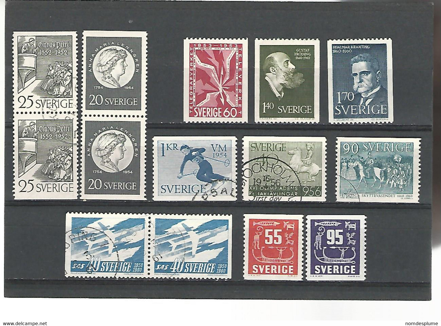 55579 ) Collection Sweden Postmark Coil - Collections