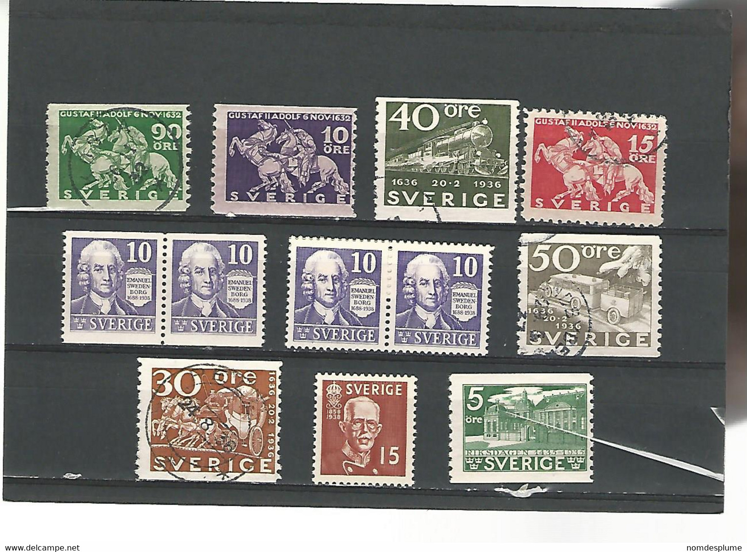 55583 ) Collection Sweden  Postmark Coil - Collections