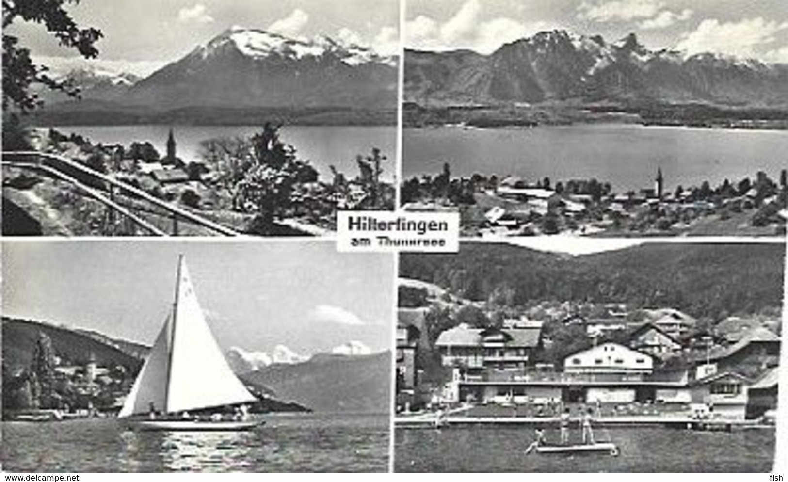 Switzerland & Marcofilia, Hilterfingen Am Thunersee, Multi, Elgg 1961 (8735) - Hilterfingen