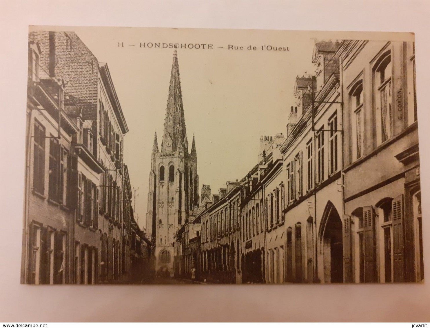 CPA - 59 - HONDSCHOOTE - " Rue De L'ouest " - Hondshoote