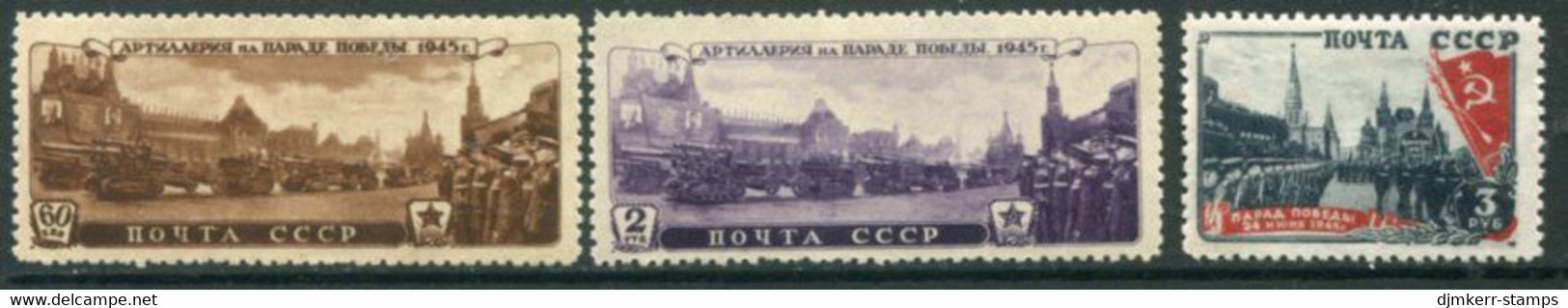 SOVIET UNION 1946 Victory Parade LHM / *.  Michel 1011-13 - Nuovi