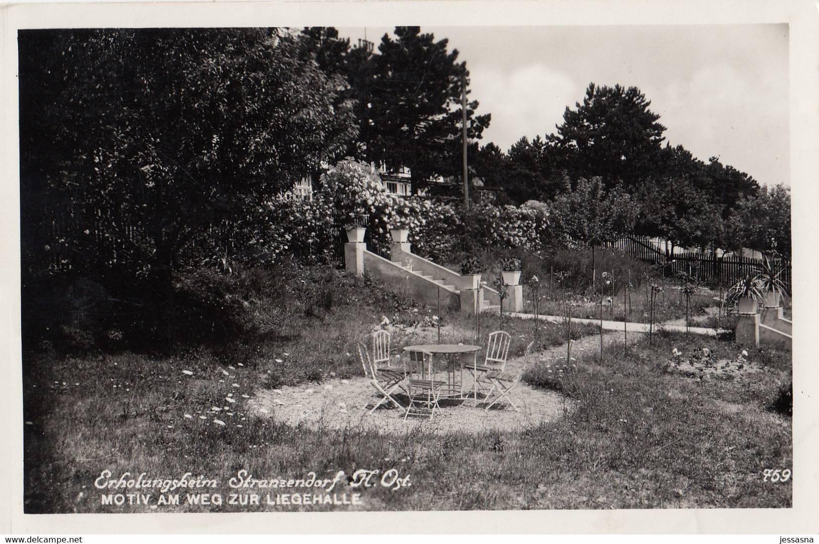 AK - STRANZENDORF - Erholungsheim - Spazierweg Zur Liegehalle 1937 - Klosterneuburg