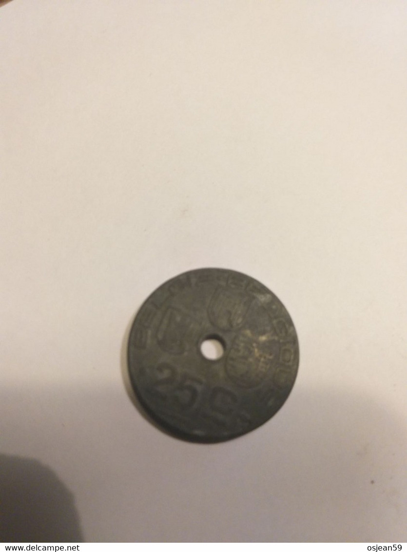 25 Centime, Léopold III . Année 1946. - 25 Cents