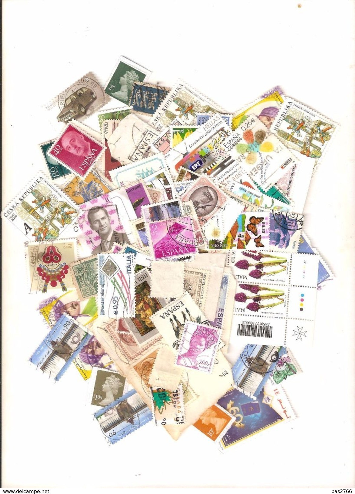 1000 Timbres Du Monde Entier Differents - Lots & Kiloware (mixtures) - Min. 1000 Stamps