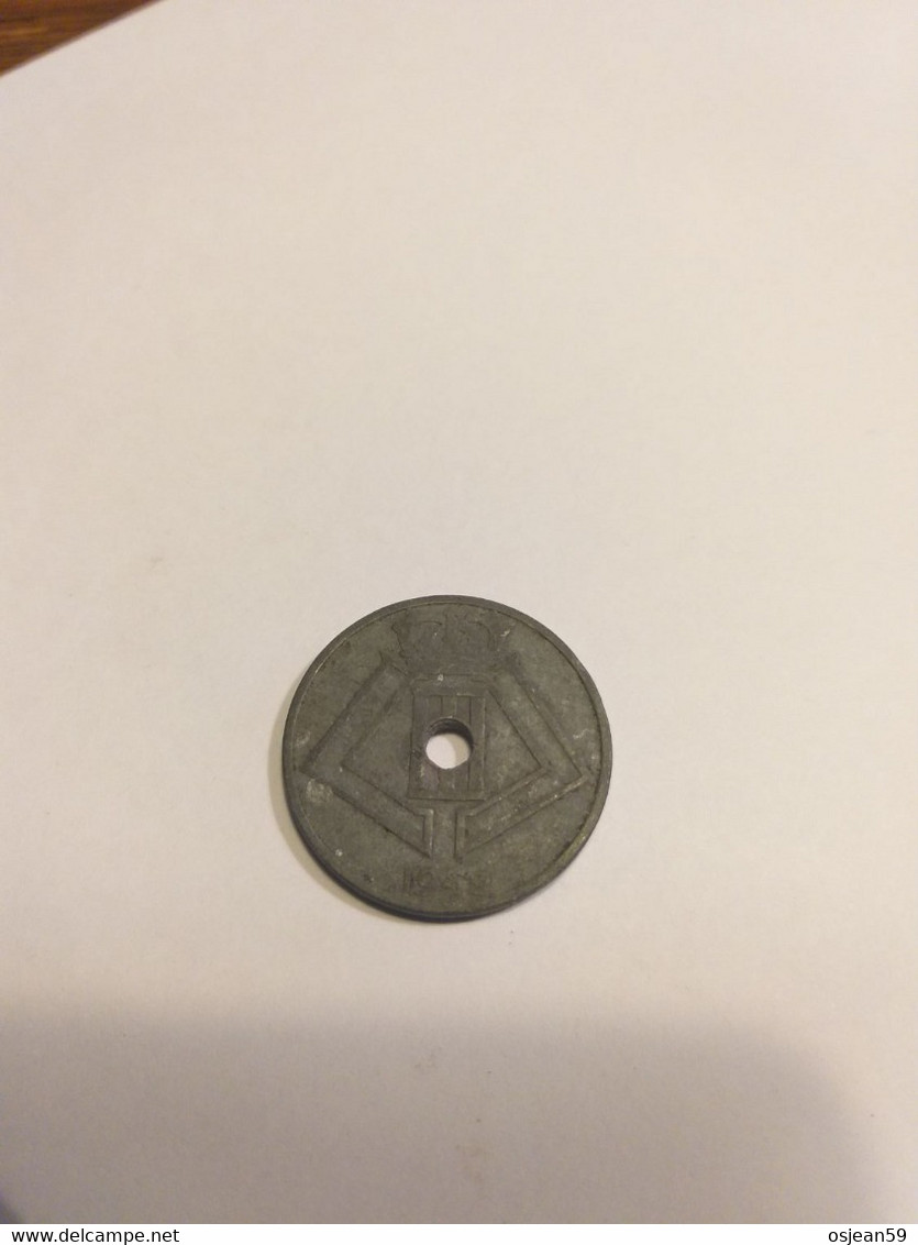 25 Centime Léopold III . Année 1942. - 25 Cents