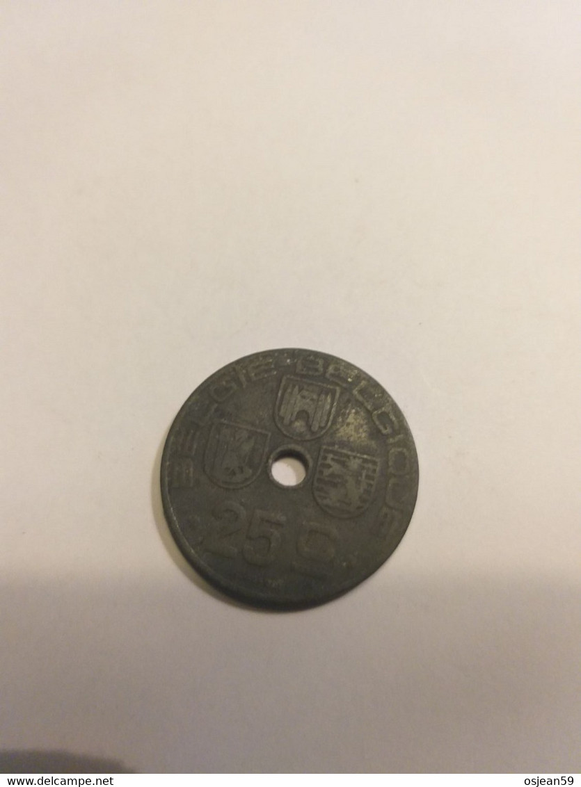 25 Centime Léopold III . Année 1946. - 25 Cents