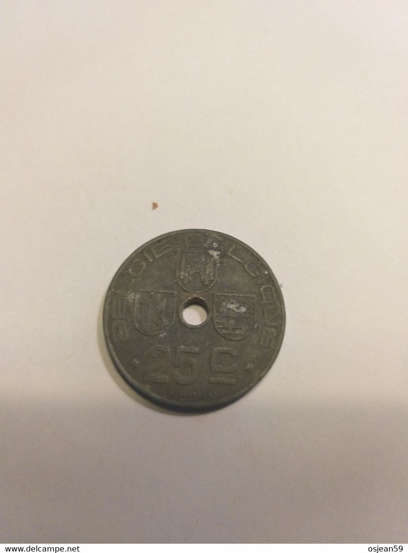 25 Centime Léopold III . Année 1940 ??. - 25 Centesimi