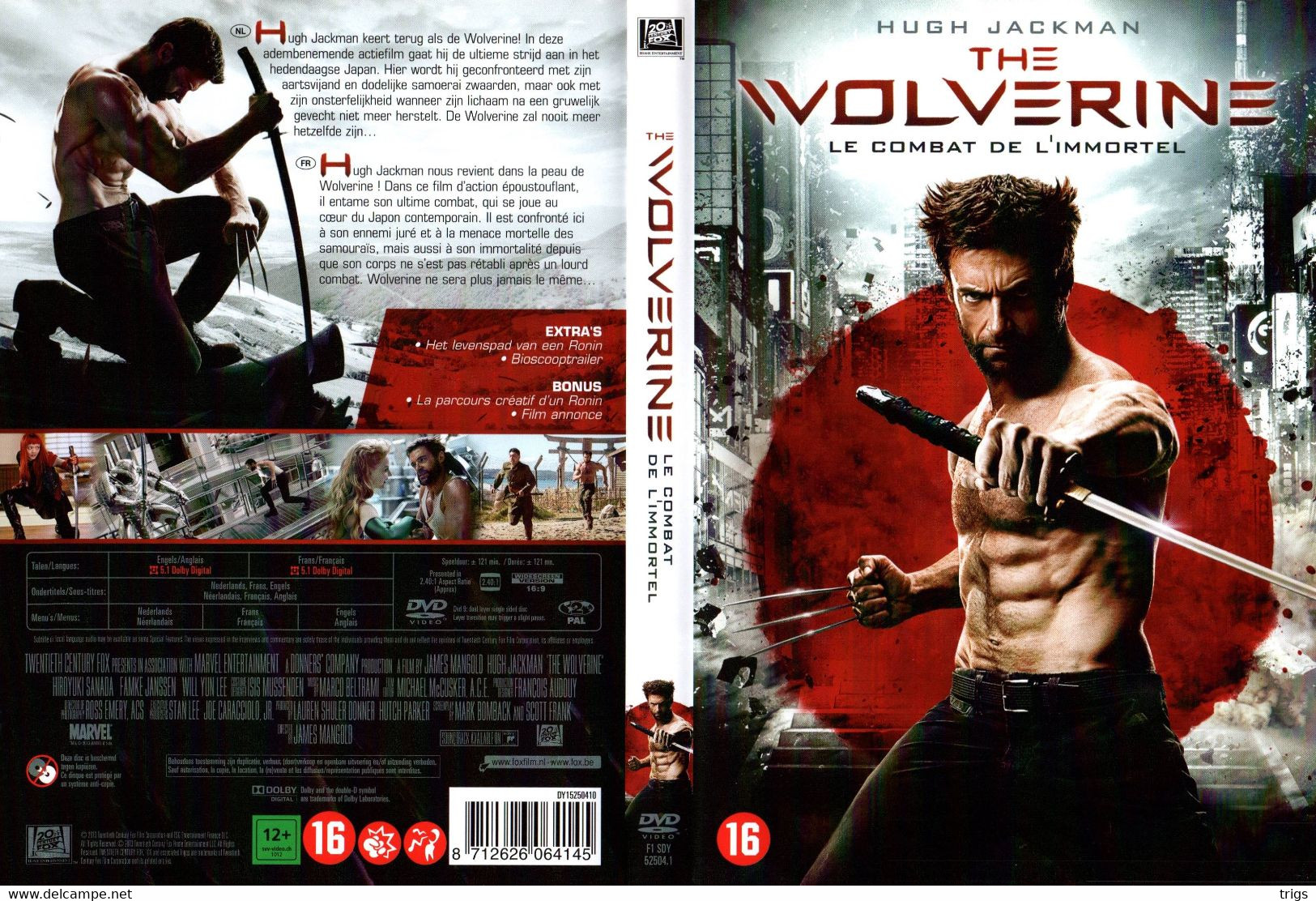 DVD - The Wolverine: Le Combat De L'Immortel - Action, Adventure