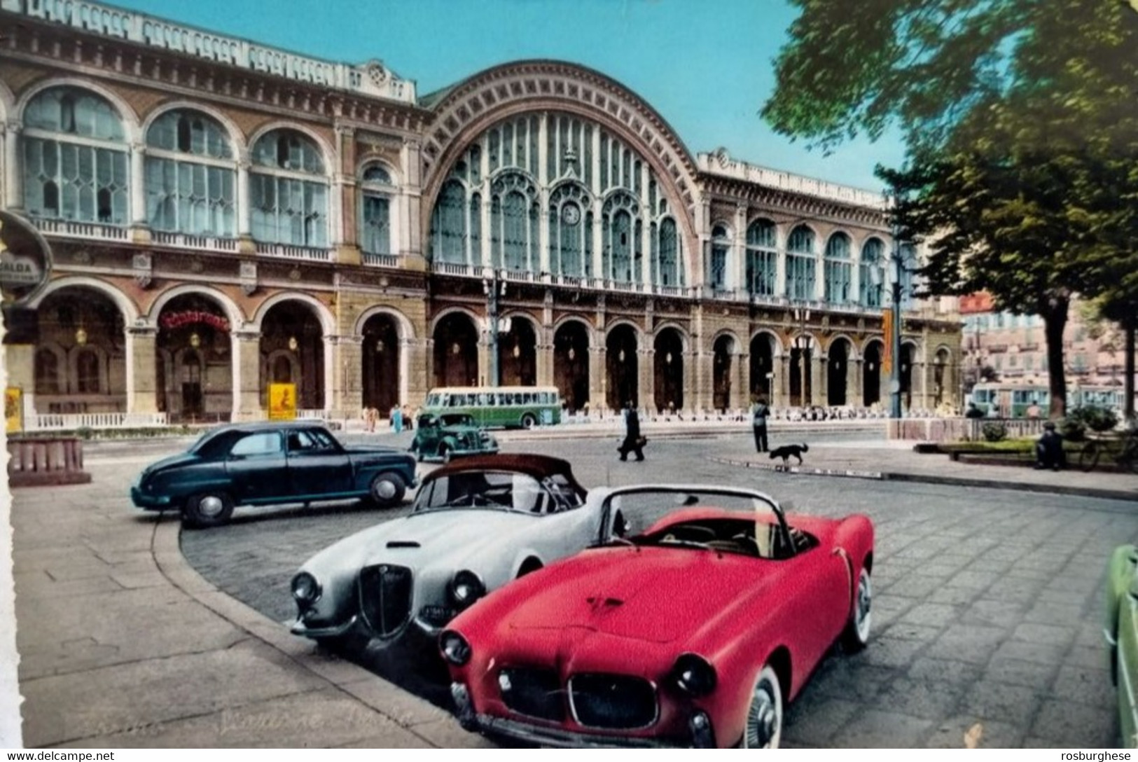 Cartolina Torino Stazione Ferroviaria Porta Nuova FG VG - Stazione Porta Nuova