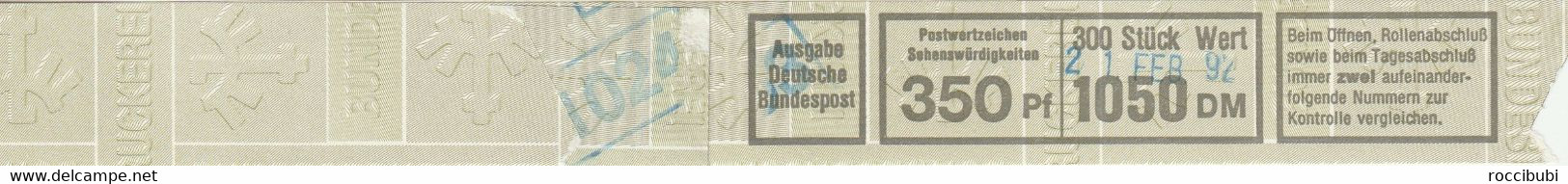 Banderole, Sehenswürdigkeiten 350 Pf, 1992 - Autres & Non Classés