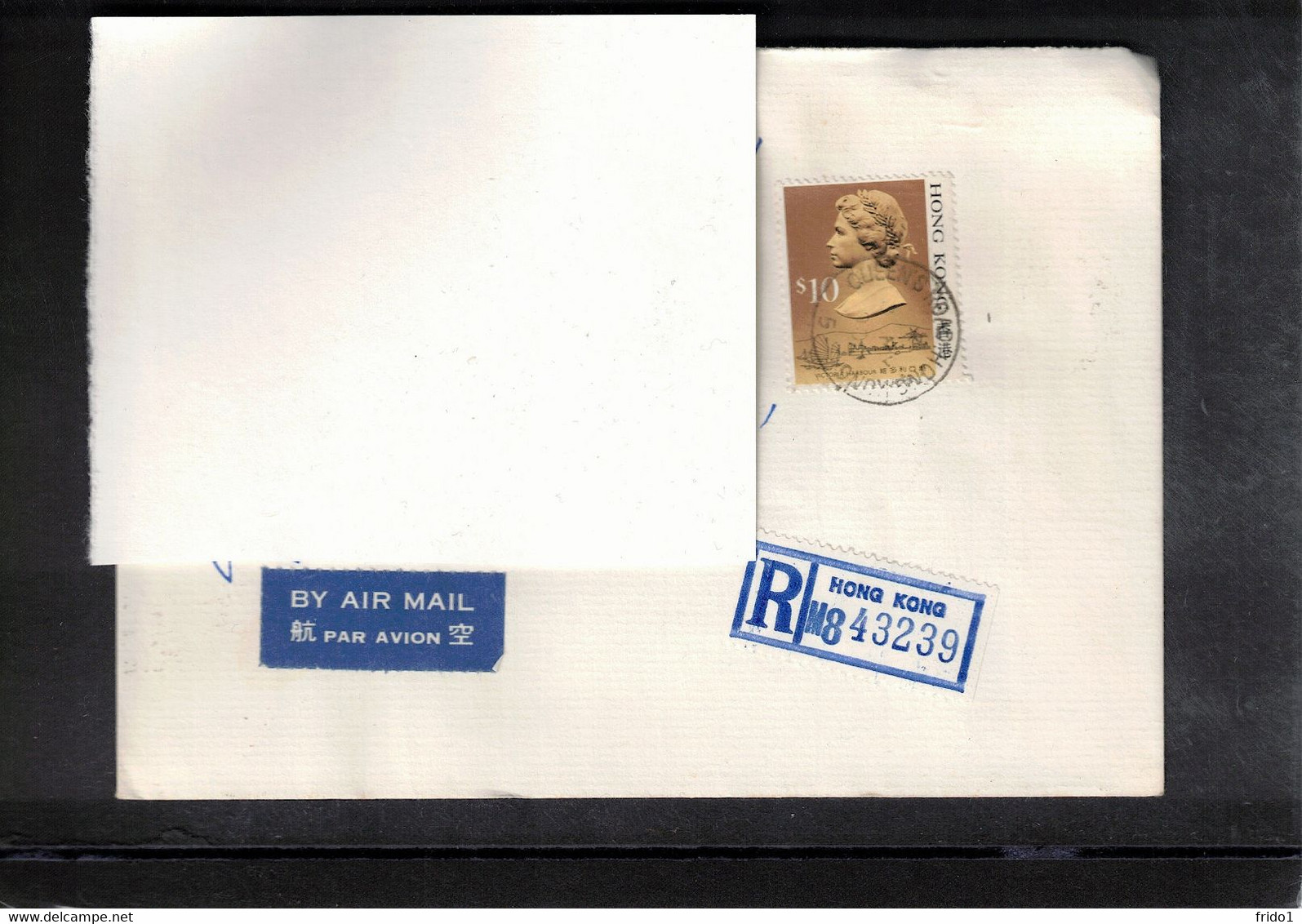 Hongkong 1990 Interesting Airmail Registered Letter To Yugoslavia - Brieven En Documenten