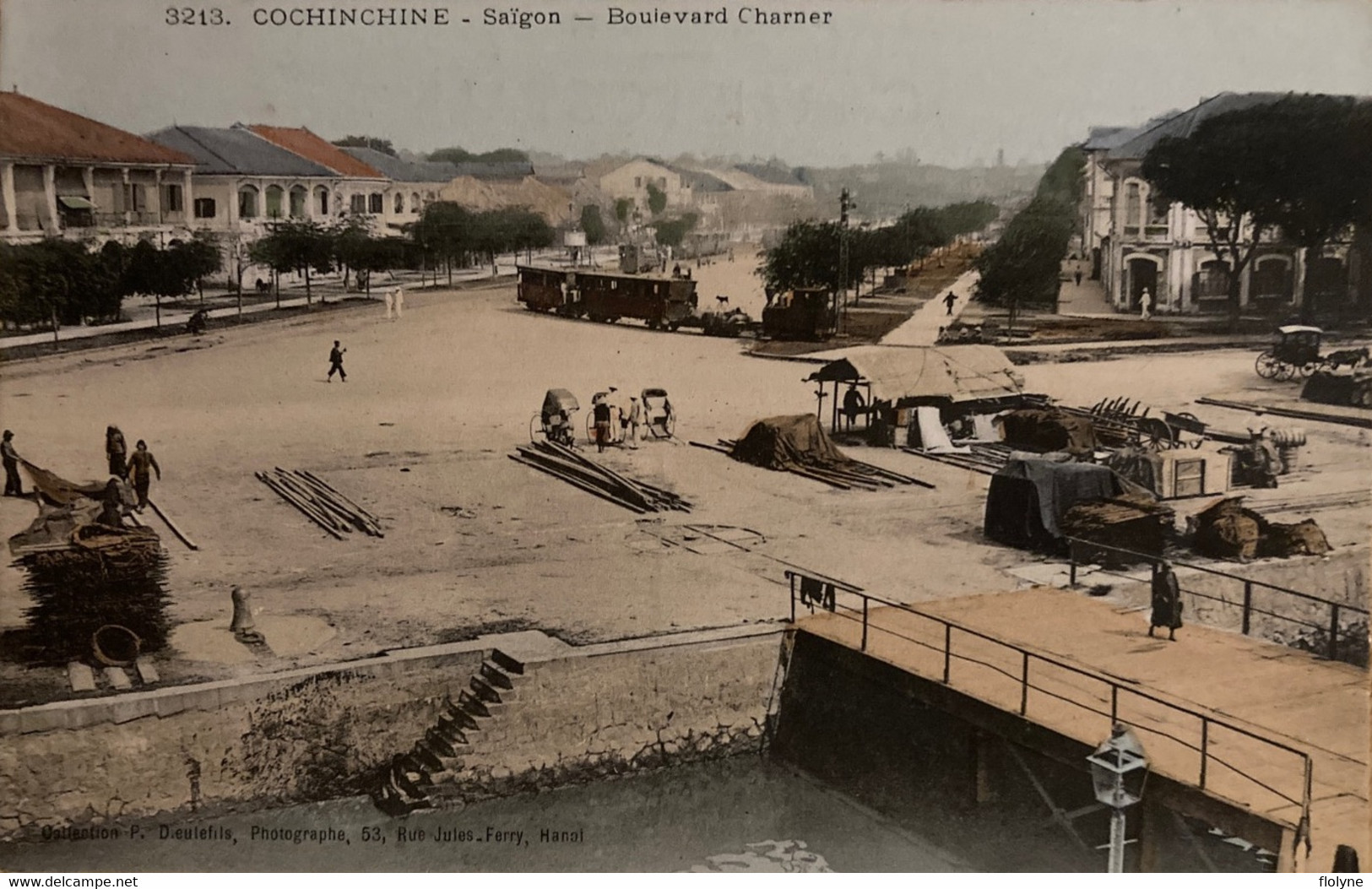 Viêt Nam - Cochinchine - Saïgon - Boulevard Charner - Train Tram - Vietnam - Vietnam