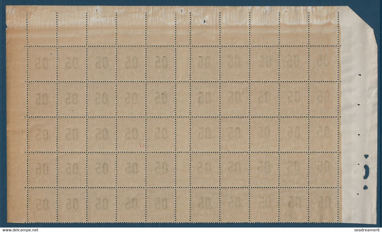 Colonies Groupe Grande Comore Feuille Interpanneau N°20/20Aa**/* Sans Millésime  Variétés 0 & 5 Espacés Case 10 & 35 TTB - Ongebruikt