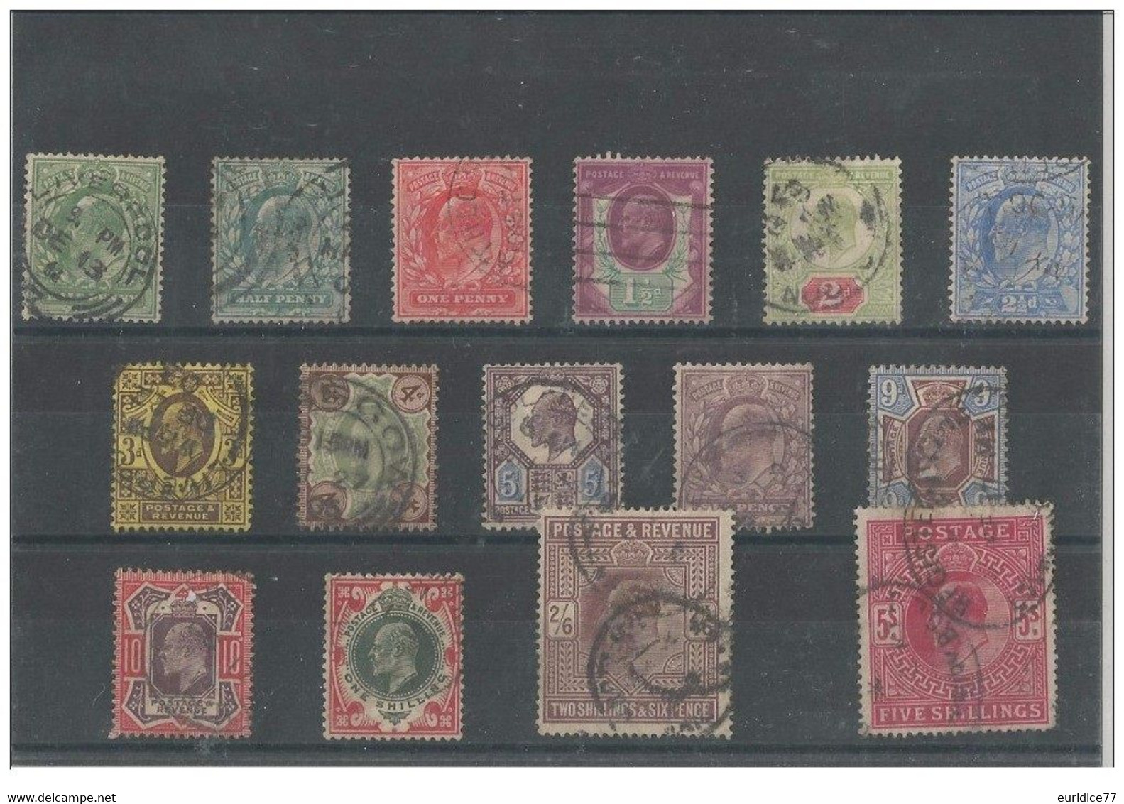 Grande Bretagne 1902-1910 - Edward VII Yvert 106/119 Obliterée Valeur Catalogue 500€ - Nuovi