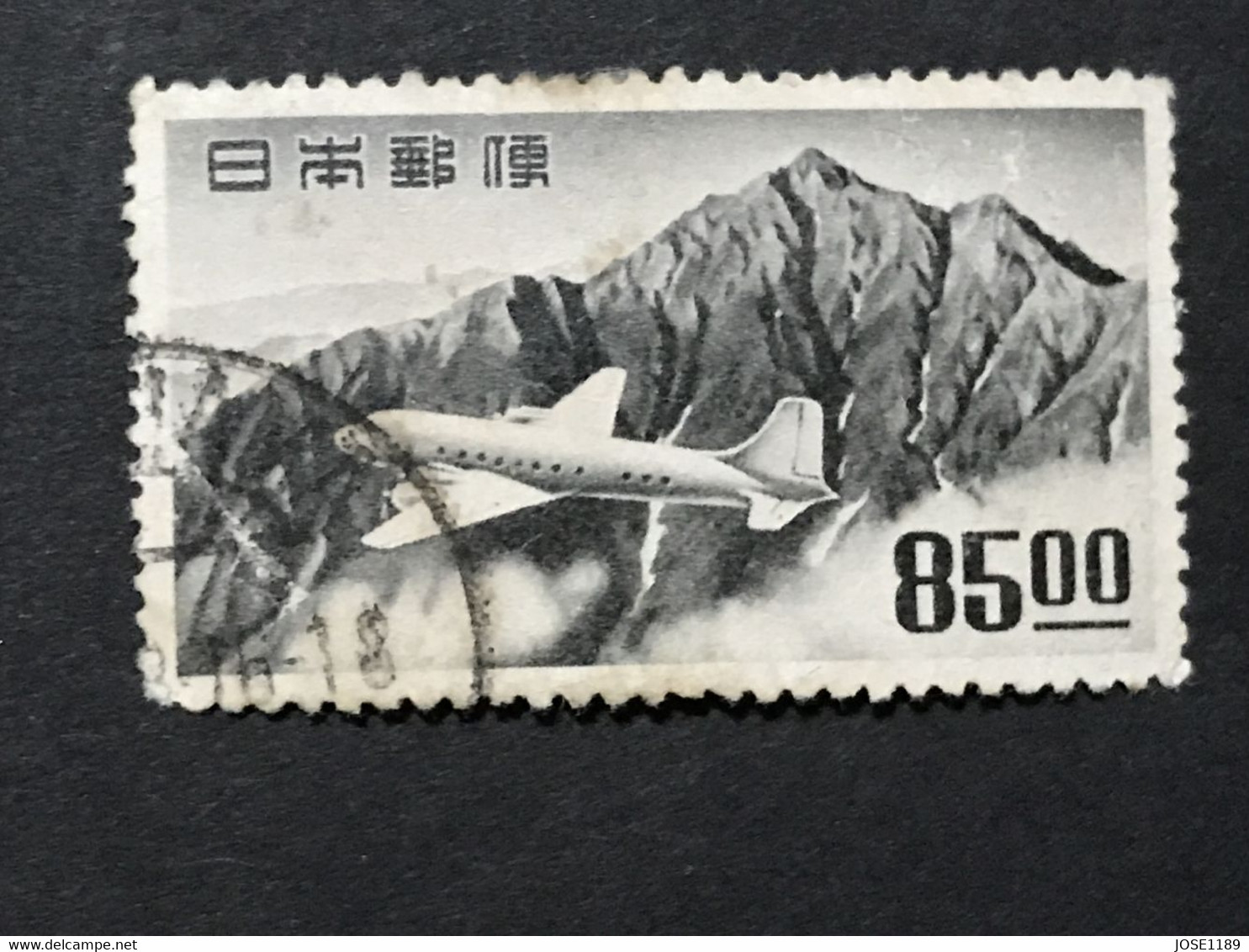 ◆◆◆Japan 1951-52  AIR POST STAMPS  , Sc＃C22 , 85y USED  AC4000 - Corréo Aéreo