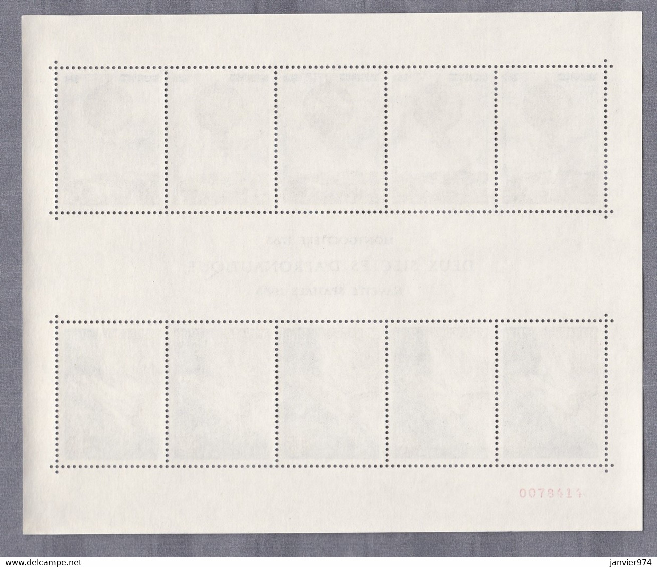 Monaco 1982 et 1983 . 100 timbres Neufs  sans trace de charnière , blocs , scans recto verso