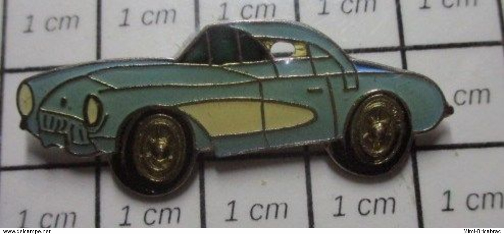 2622 Pin's Pins / Beau Et Rare / THEME : AUTOMOBILES / FORD MUSTANG ANNEES 60 BLEUE ET BLANCHE - Ford