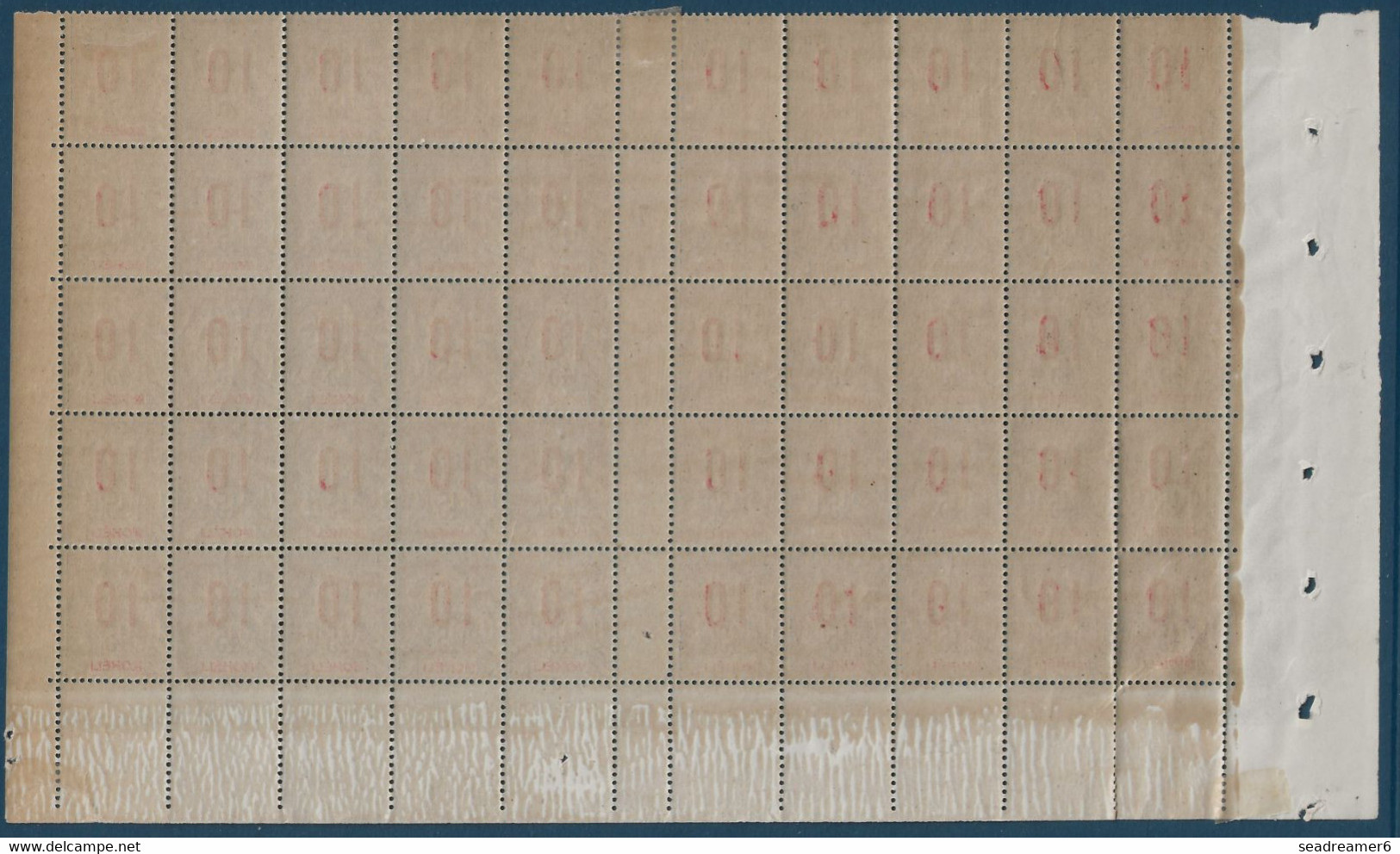 Colonies Type Groupe Mohéli Feuille Interpanneau N°21/21Aa**/* Millésime 7 Surcharge Espacés En Case 136 TTB - Unused Stamps