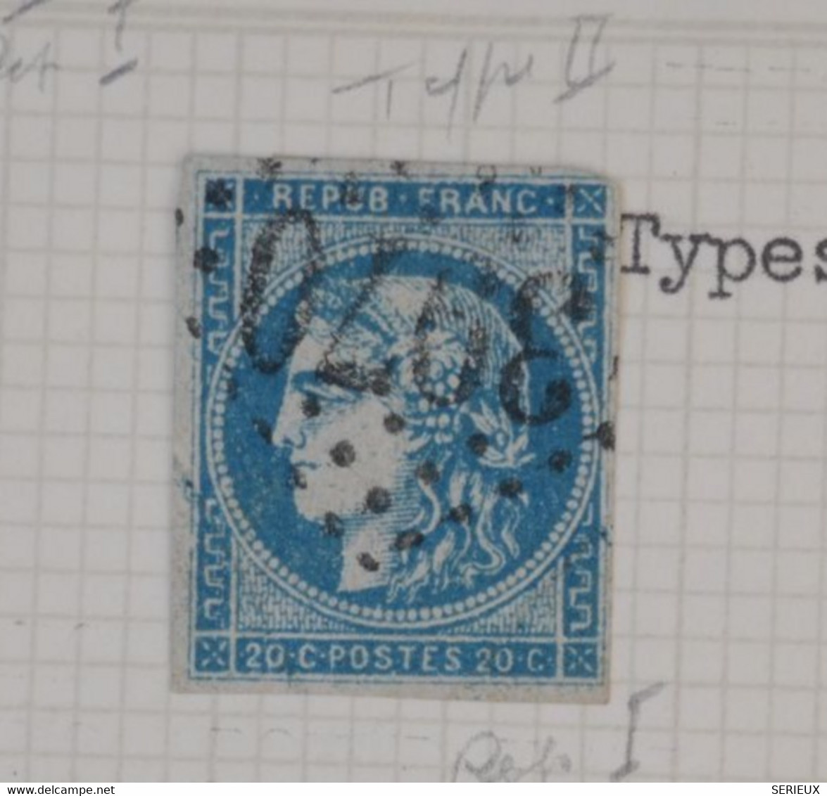 AZ21 FRANCE BELLE LETTRE  RR SUR PAGE A VOIR  1870 71 POUR BORT CORREZE+++   +N°17 +  +AFFR. INTERESSANTS