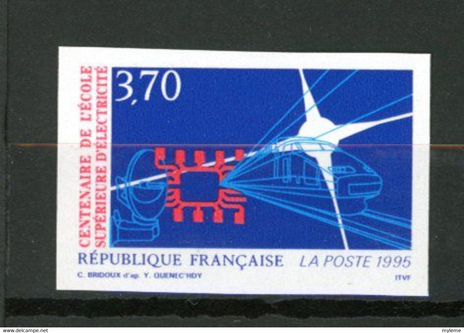 AH-27  France Non Dentelé N° 2937  ** Luxe école Supérieure D'électricité  A Saisir !!! - 1991-2000