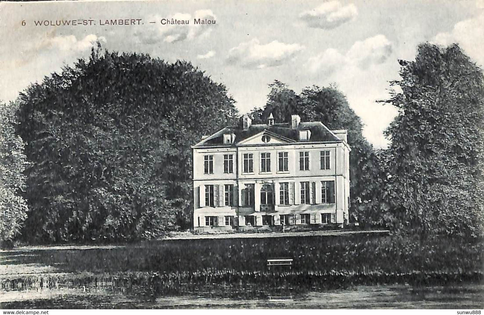 Woluwe Saint Lambert - Château Malou (cliché Walschaerts  1913) - Woluwe-St-Lambert - St-Lambrechts-Woluwe