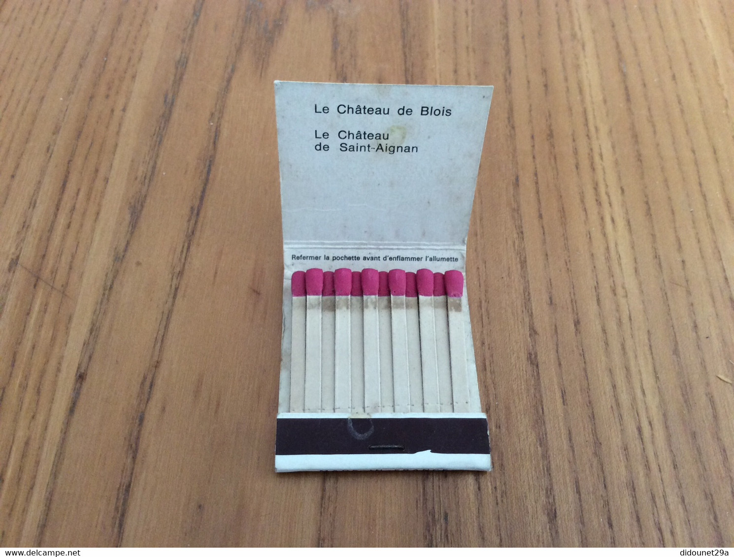 Pochette D'allumettes SEITA "Château De Blois - Château De Saint-Aignan" - Matchboxes