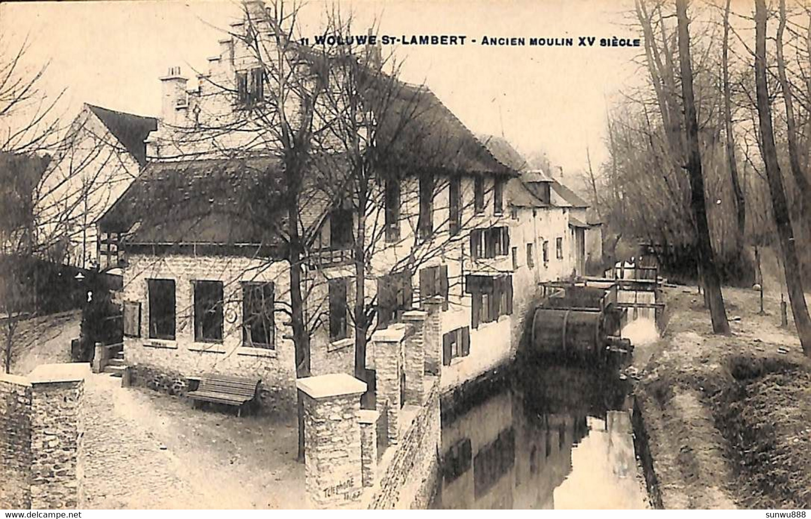 Woluwe Saint Lambert -  Ancien Moulin XV Siècle (cliché Walschaerts) - St-Lambrechts-Woluwe - Woluwe-St-Lambert