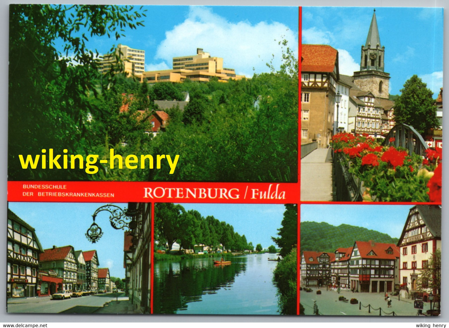 Rotenburg An Der Fulda - Mehrbildkarte 11 - Rotenburg