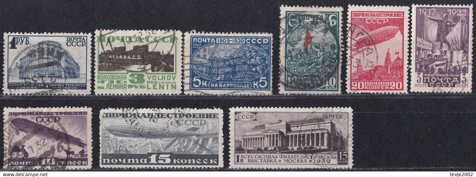 Sowjetunion UdSSR- Lot Aus 1930 - 1932 - Gestempelt Used - Used Stamps