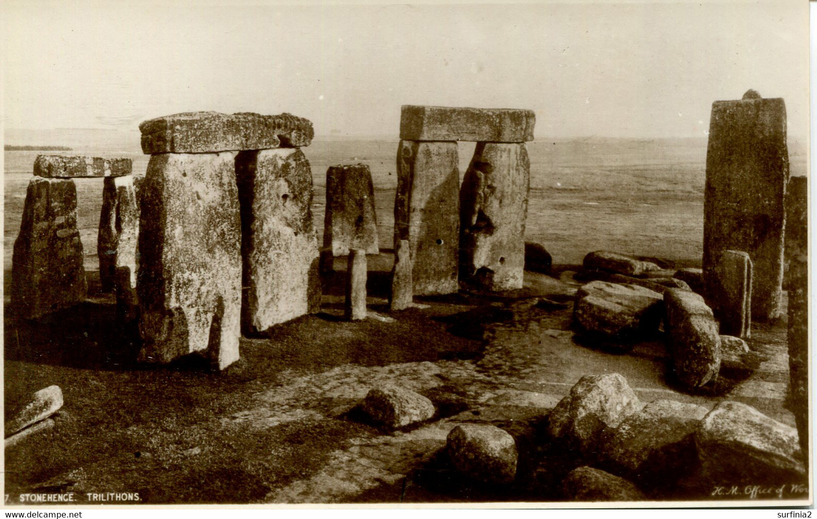 WILTS - STONEHENGE - TRILITHONS  RP  Wi430 - Stonehenge