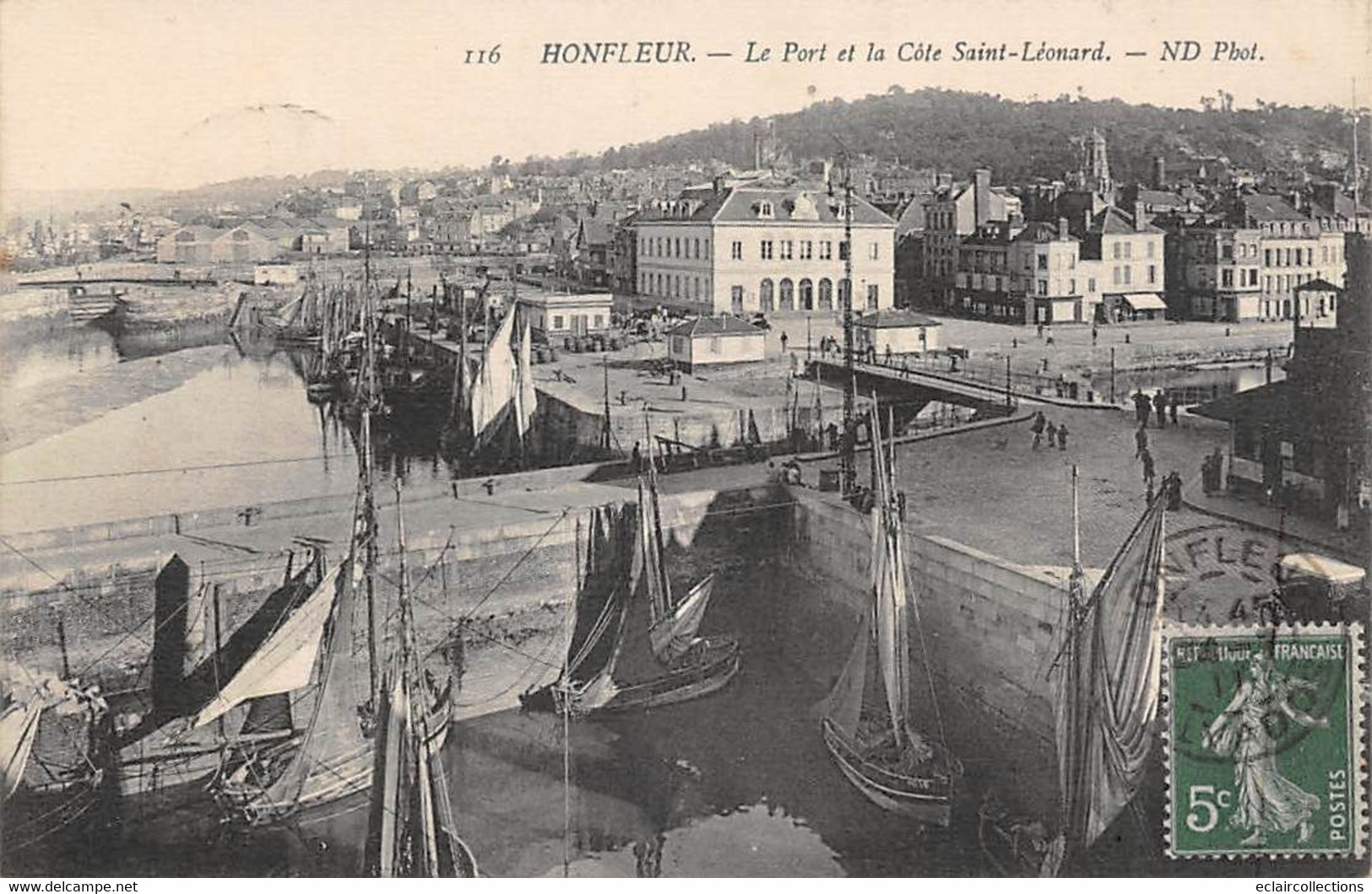 Honfleur          14      Le Port Et La Côte Saint Léonard         (voir Scan) - Honfleur