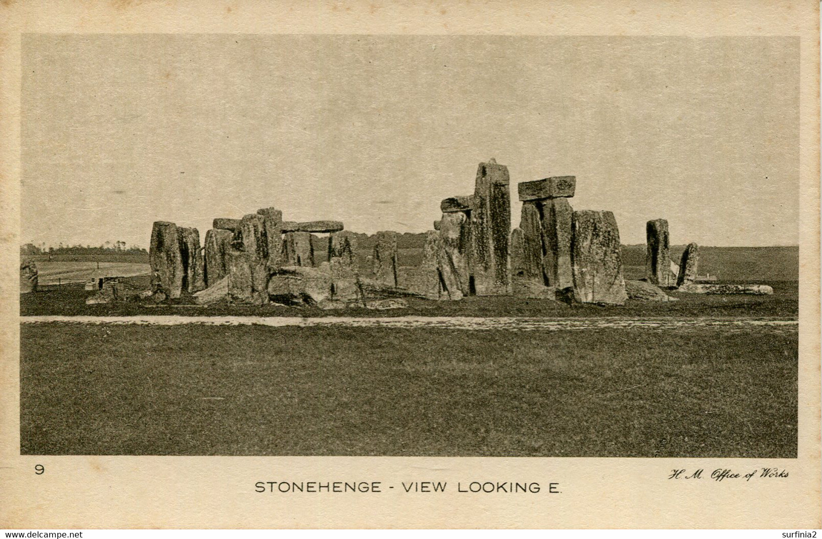 WILTS - STONEHENGE - VIEW LOOKING E  Wi427 - Stonehenge