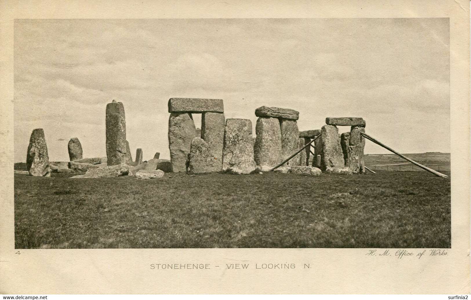 WILTS - STONEHENGE - VIEW LOOKING N  Wi426 - Stonehenge