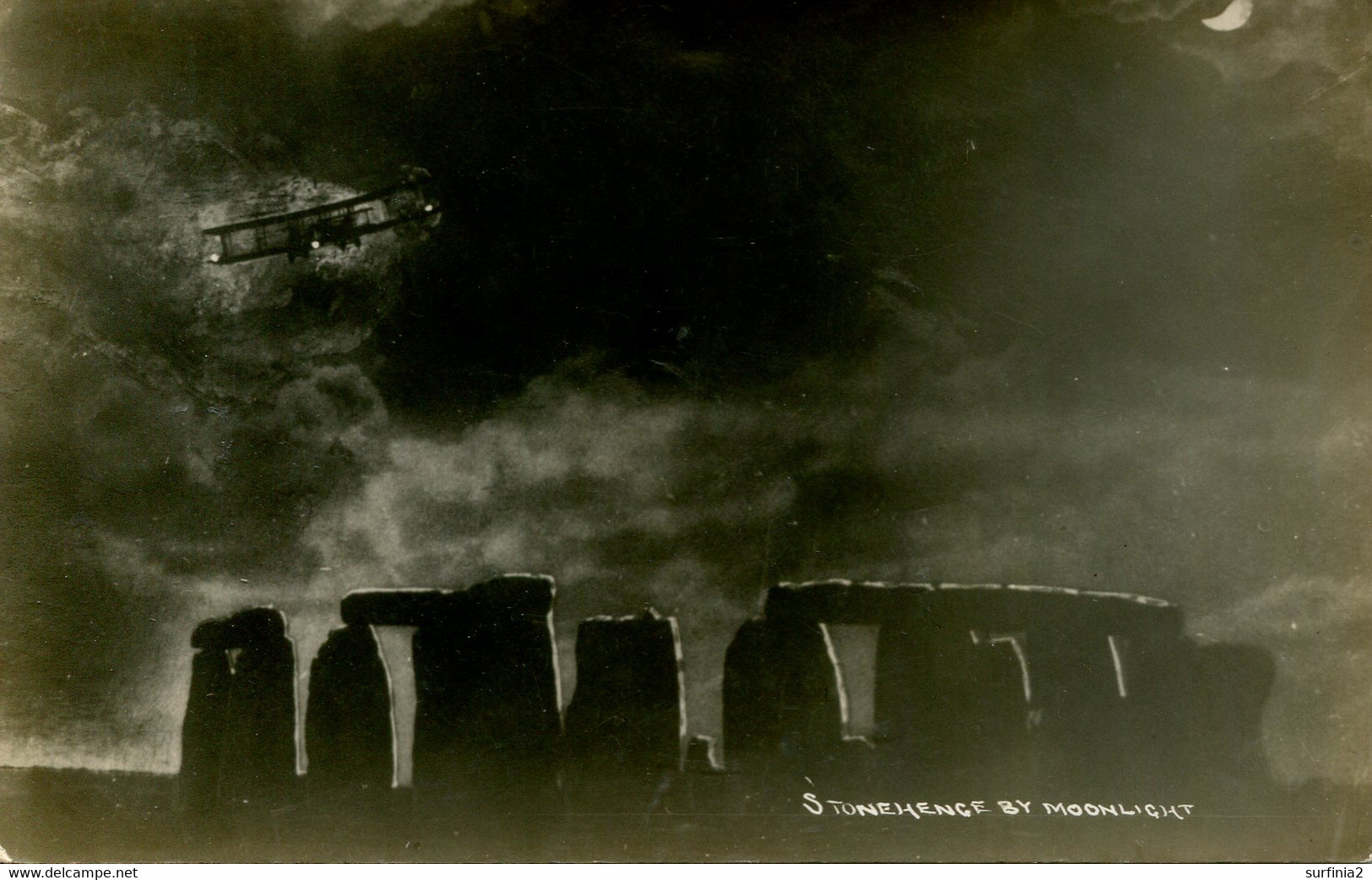 WILTS - STONEHENGE BY MOONLIGHT RP  Wi429 - Stonehenge