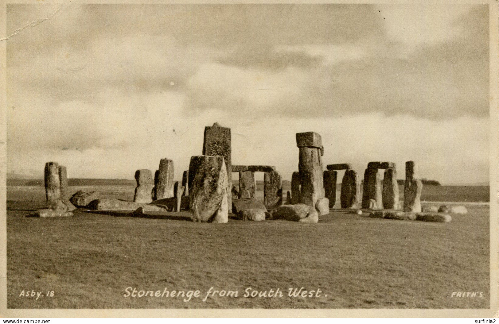 WILTS - STONEHENGE FROM SOUTH WEST  Wi424 - Stonehenge